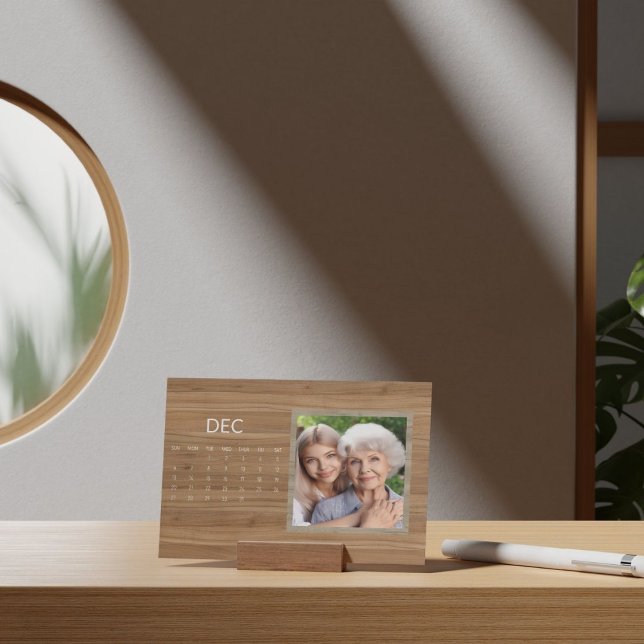 2026 Rustic Family Easel Calendar December Holder (Creator Uploaded)