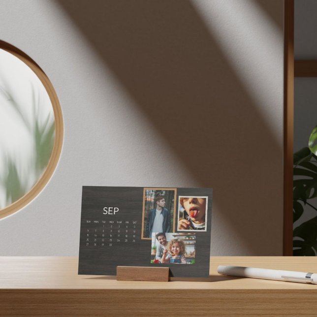 2026 Rustic Family Easel Calendar September Holder (Creator Uploaded)