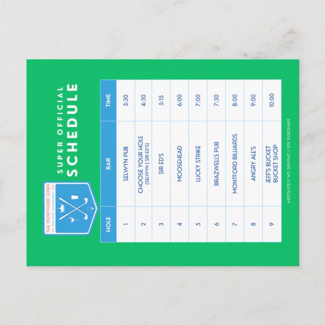 2026 Schedule Holiday Postcard (Front)