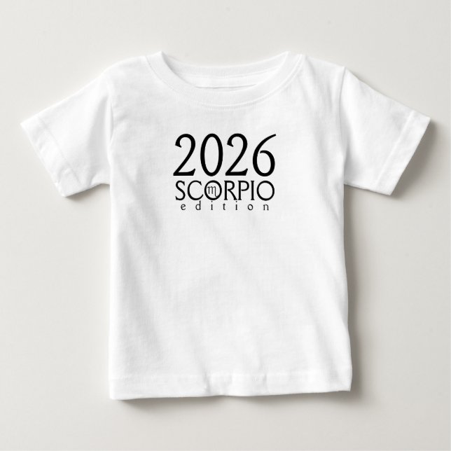 2026 Scorpio edition with symbol Baby T-Shirt (Front)