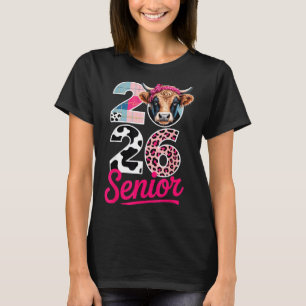 2026 Senior Cow Lovers Graduation Funny Cl Shirt F