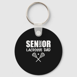 2026 Senior Lacrosse Dad Lacrosse Team Parent  Keychain