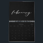 2026 Simple Black Custom Minimalist Calendar<br><div class="desc">2026 Simple Black Custom Minimalist Calendar</div>