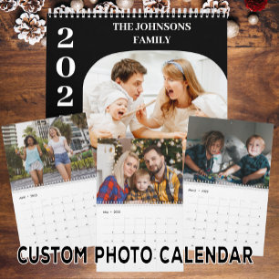 2026 Simple Modern Custom 14 Photos Family Calendar