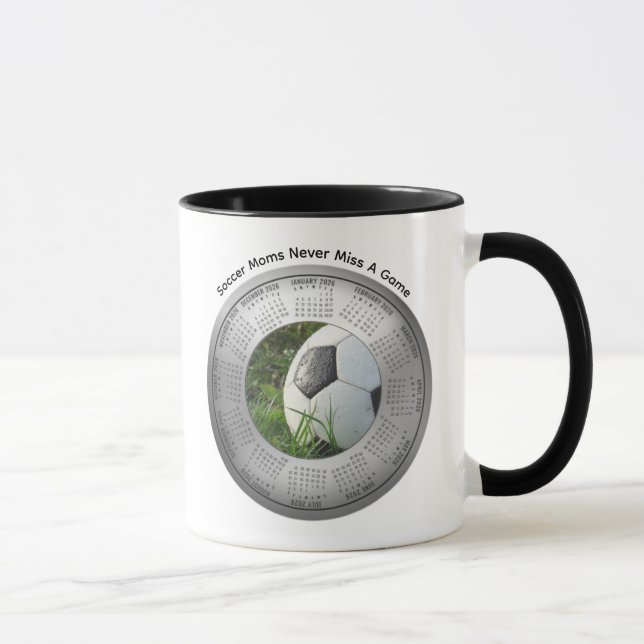 2026 Soccer Mom Calendar Coffee Mug (Right)