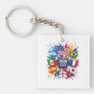 2026 Soccer World Championship Keychain