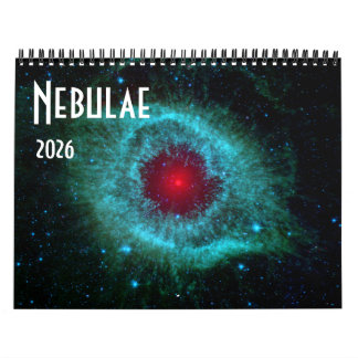 2026 Space Astronomy Universe NASA Nebulae Stars Calendar