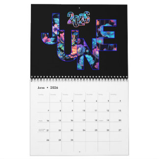 2026 Start the year BRIGHT with this Electric Glow Calendar