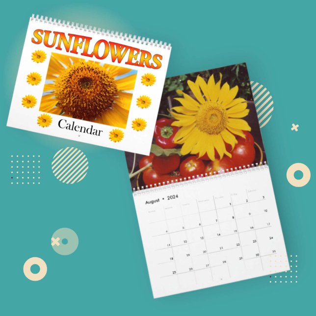 2026 Sunflower Flower Wall Calendar (Creator Uploaded)