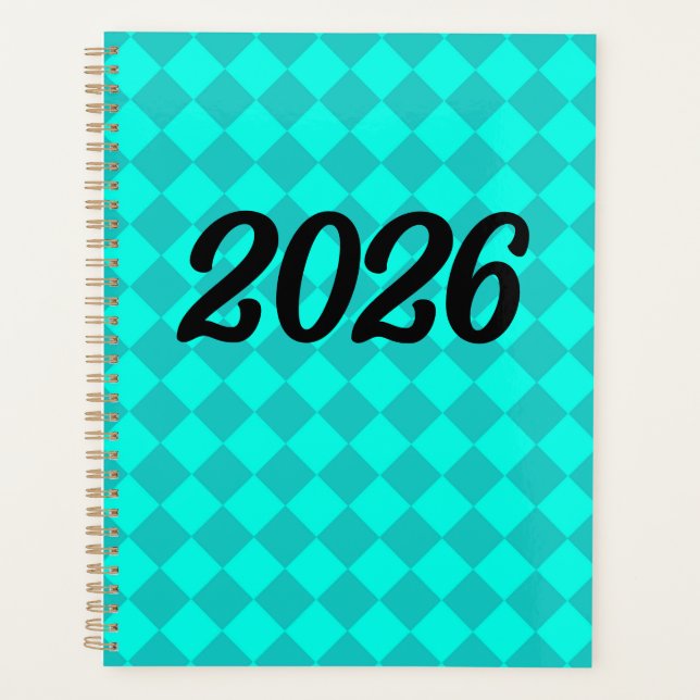 2026 Teal Planner (Front)