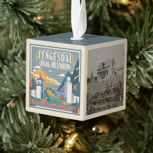 2026 Tengesdal Family Reunion Cube Ornament