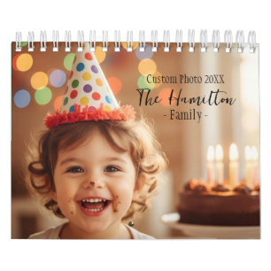 2026 to 2027 Personalized 12-Photo Wall Calendar
