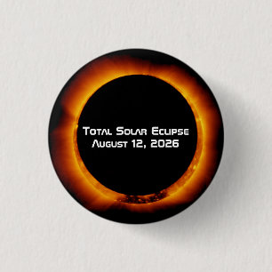 2026 Total Solar Eclipse Button