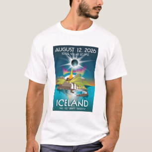 2026 total solar eclipse in Iceland - T-Shirt