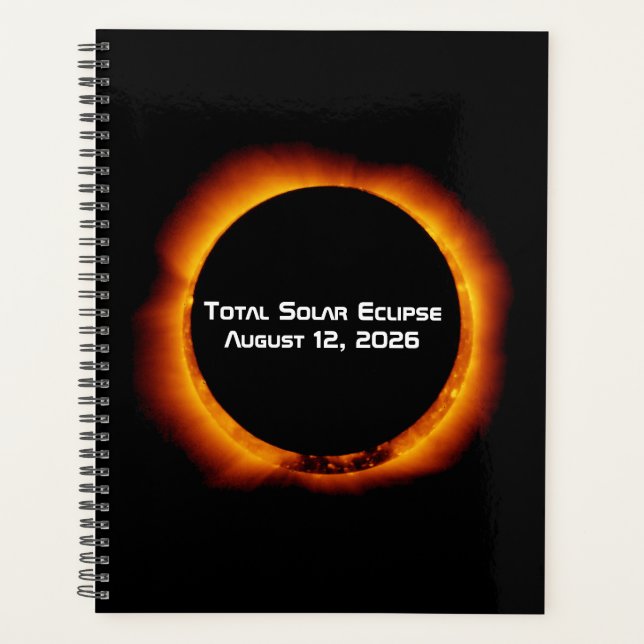 2026 Total Solar Eclipse Planner (Front)
