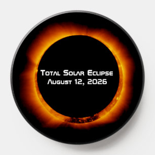 2026 Total Solar Eclipse PopSocket