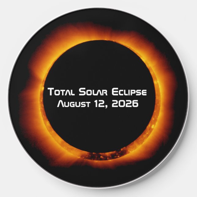 2026 Total Solar Eclipse Wireless Charger (Front)