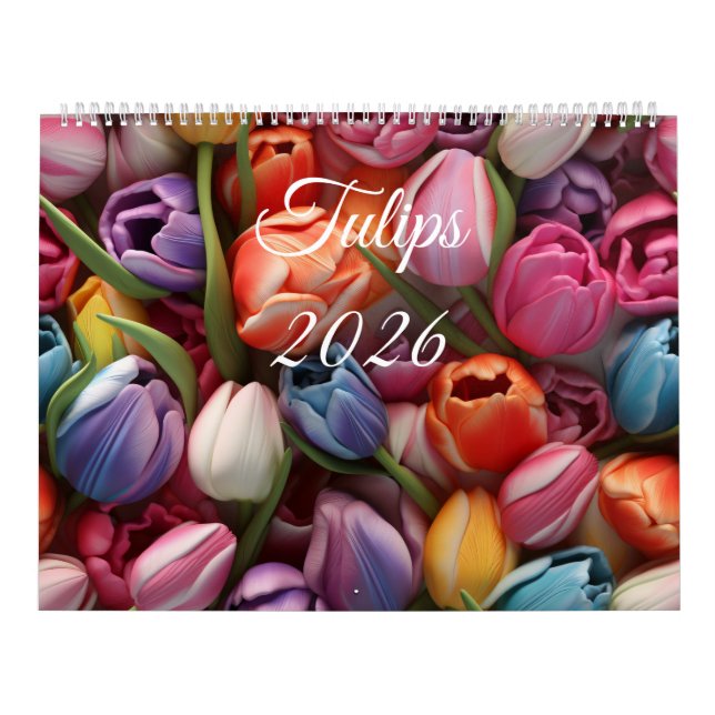 2026 Tulips Wall Calendar (Cover)