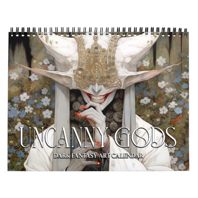 2026 Uncanny Gods Dark Fantasy Horror Art Calendar (Cover)