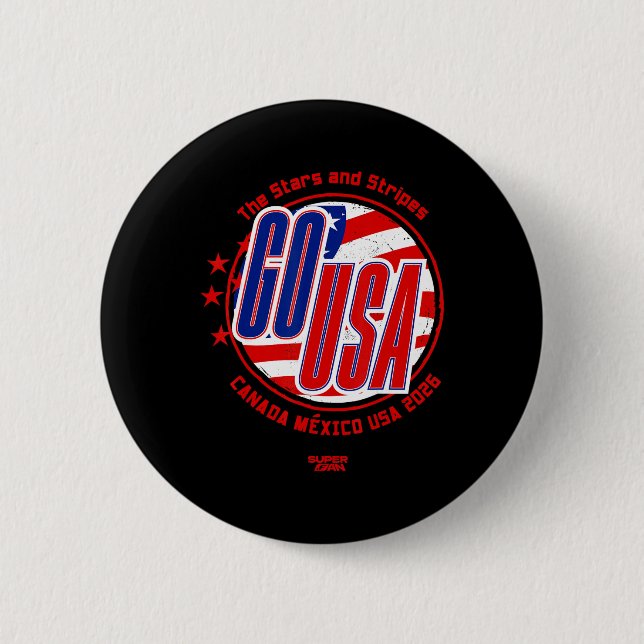 2026 Usa Soccer Fan World Cup  Button (Front)
