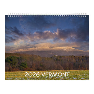 2026 Vermont Calendar