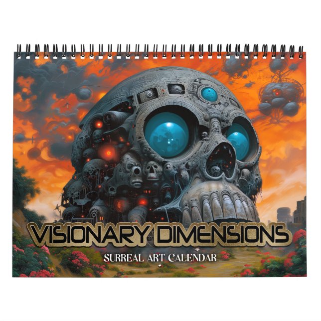 2026 Visionary Dimensions 10 Surreal Art Calendar (Cover)