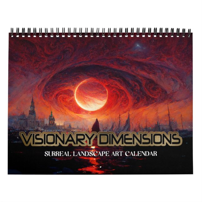 2026 Visionary Dimensions 4 Surreal Landscapes Calendar (Cover)