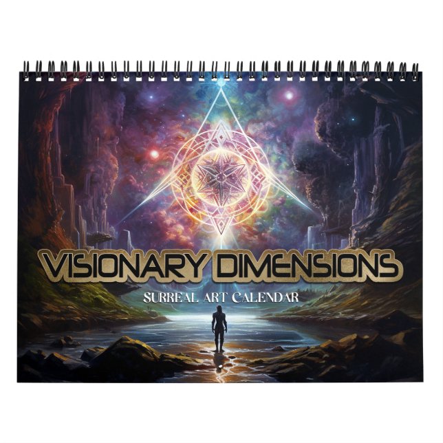 2026 Visionary Dimensions 7 Surreal Art Calendar (Cover)