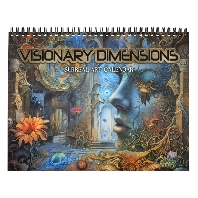 2026 Visionary Dimensions 8 Surreal Art Calendar (Cover)