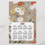 2026 Wall Flower Paper Calendar by Janz<br><div class="desc">Custom Calendar Designs by Janz © 2008-2019 Jan Fitzgerald. All rights reserved. 
 Graphic Design,  Artwork,  & Photography by Jan & Michael Fitzgerald.</div>