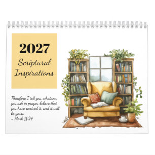 2026 Watercolor Scriptural Inspirations Calendar