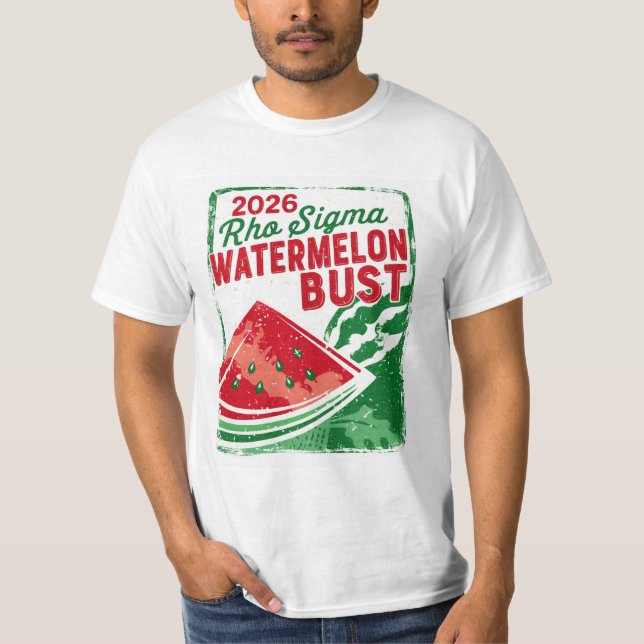 2026 Watermelon Bust T-Shirt (Front)