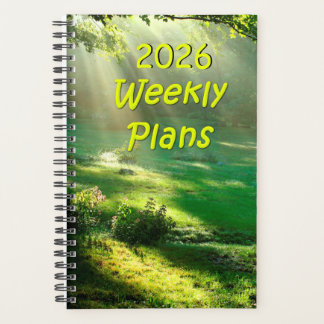 2026 Weekly Plans Simple Heaven's Light Design Planner