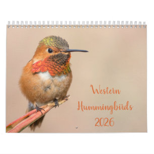 2026 Western Hummingbirds Photography Calendar