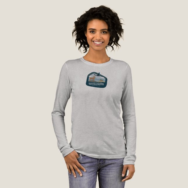 2026 Western Section slim fit long sleeve Tri-Blend Shirt (Full Front)