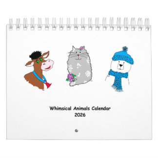 2026 Whimsical Animals Calendar ...