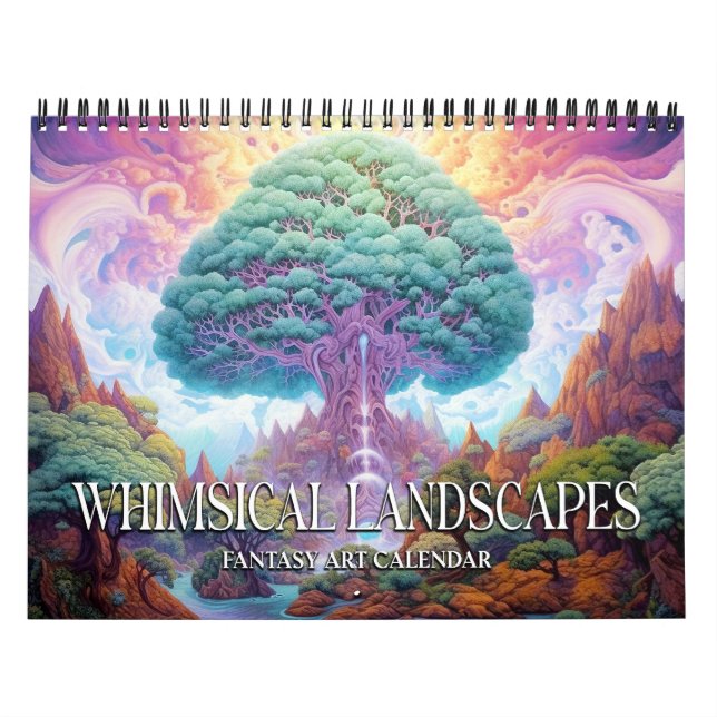 2026 Whimsical Landscapes 2 Calendar (Cover)