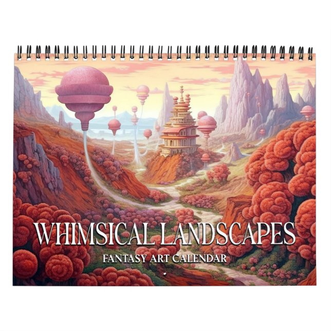2026 Whimsical Landscapes 3 Calendar (Cover)