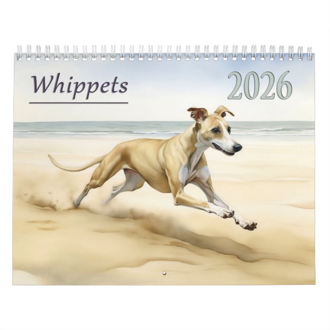 2026 Whippets  Calendar (Cover)
