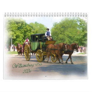 2026 Williamsburg Oils Calendar