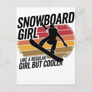 2026 Winter Olympics Womens Snowboarding Halfpipe Holiday Postcard
