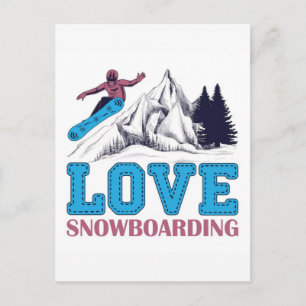 2026 Winter Olympics Womens Snowboarding Halfpipe Holiday Postcard