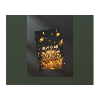 2026 Wood Wall Art - Custom Festive Decor