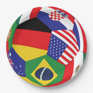 2026 World Cup Paper Plates 9 Inch | International