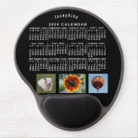 2026 Year Monthly Calendar Black Custom 3 Photos