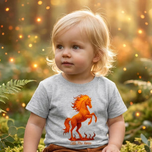 2026 Year of the Fire Horse Chinese Zodiac Baby T-Shirt
