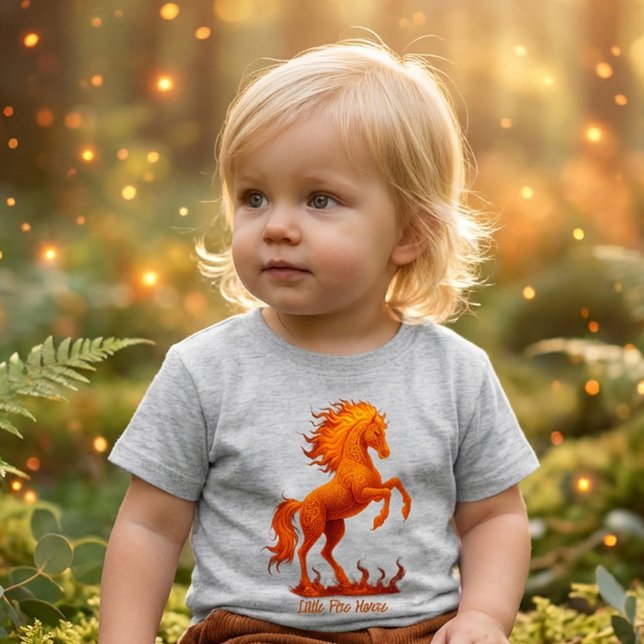 2026 Year of the Fire Horse Chinese Zodiac Baby T-Shirt (Creator Uploaded)