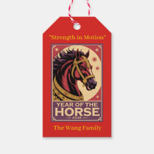 2026 Year of the Horse Gift Tag