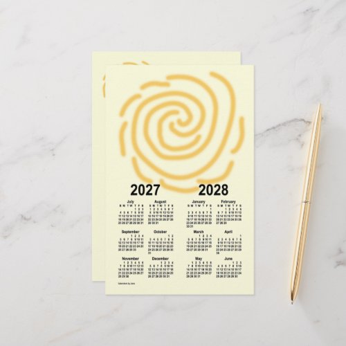 2027_2028 Sunny Days School Year Calendar by Janz Stationery