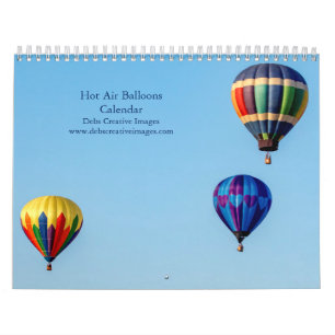 2027 Adirondack Hot Air Balloons   Colorful Calendar